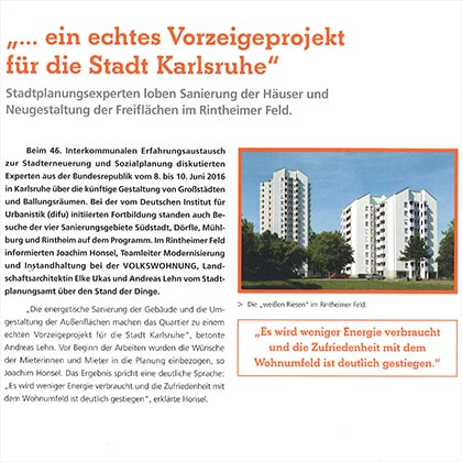 Fabrinsky Architekt Aktuellmeldung